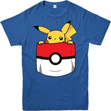 Load image into Gallery viewer, Pikachu Pokeball T-shirt