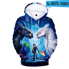 Load image into Gallery viewer, Child Skinny Tops Children's 3D Sweatshirt for Boy How To Train Your Dragon