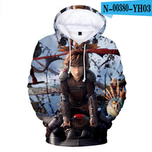 Load image into Gallery viewer, Child Skinny Tops Children's 3D Sweatshirt for Boy How To Train Your Dragon
