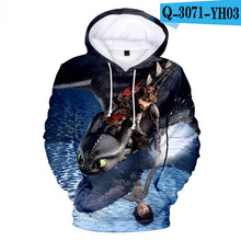 Load image into Gallery viewer, Child Skinny Tops Children's 3D Sweatshirt for Boy How To Train Your Dragon