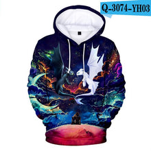 Load image into Gallery viewer, Child Skinny Tops Children's 3D Sweatshirt for Boy How To Train Your Dragon