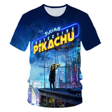 Load image into Gallery viewer, 3D printed Detective Pikachu T-shirt