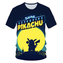 Load image into Gallery viewer, 3D printed Detective Pikachu T-shirt