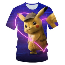 Load image into Gallery viewer, 3D printed Detective Pikachu T-shirt