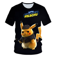 Load image into Gallery viewer, 3D printed Detective Pikachu T-shirt