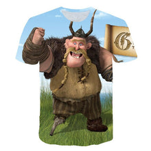 Load image into Gallery viewer, How To Train Your Dragon 3D Printed T-shirt