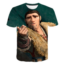 Load image into Gallery viewer, How To Train Your Dragon 3D Printed T-shirt