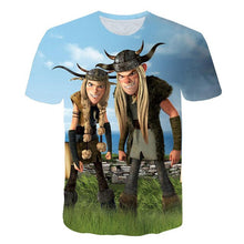 Load image into Gallery viewer, How To Train Your Dragon 3D Printed T-shirt