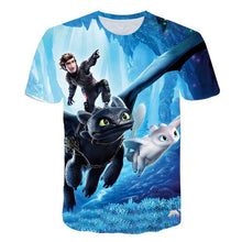 Load image into Gallery viewer, How To Train Your Dragon 3D Printed T-shirt