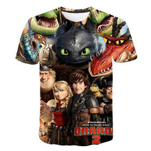 Load image into Gallery viewer, How To Train Your Dragon 3D Printed T-shirt