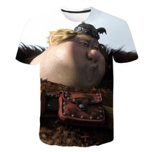 Load image into Gallery viewer, How To Train Your Dragon 3D Printed T-shirt