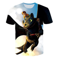 Load image into Gallery viewer, How To Train Your Dragon 3D Printed T-shirt
