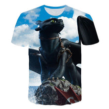 Load image into Gallery viewer, How To Train Your Dragon 3D Printed T-shirt